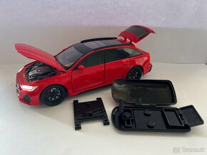 Audi RS6 Avant 1:24 cervena metaliza - 14