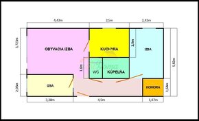 3-zbový byt, 3 zastávky MHD do centra, Tr.SNP, Košice - 14