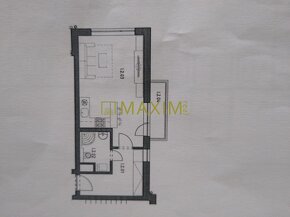 1 izbový byt - NOVOSTAVBA s balkónom a garážovým státím v pr - 14