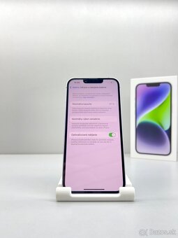 iPhone 14 PURPLE TOP STAV AKO NOVÝ ORIGINÁL - 14