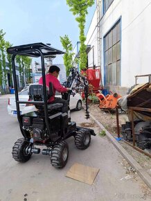 Minibáger 2.generácie 360°otoč mohutný  terénny - 14