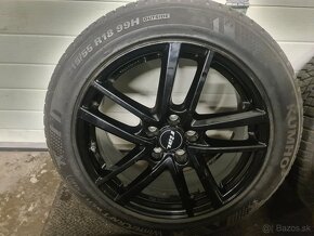 5X112 R18 BLACK-RIAL-GERMANY+ ZIMNE PNEU 215/55 R18 - 14