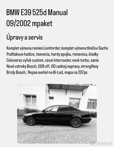 BMW E39 525d M-Paket, Manuál - 14