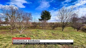 Rodinný dom s pozemkom 2659 m2, Kuzmice, Topoľčany - 14