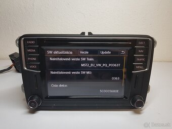 Predám rádio VW MIB2 PQ 5C035680E (AndroidAuto/CarPlay+DAB) - 15