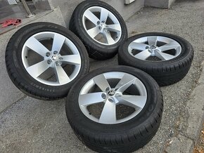 Letne kolesa Skoda Karoq 5x112 r17  225/55 r17 - 15