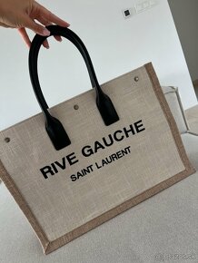 SAINT LAURENT YSL velká kabelka LOGO PRINT TOTE BAG - 15