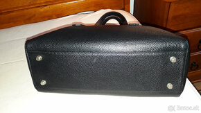 čierna minimalistická kožená kabelka wittchen - nová - 15
