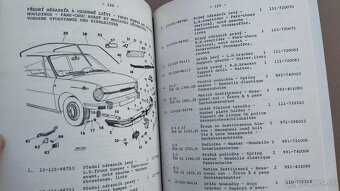 Seznam náhradních dílu na ŠKODA 110R, 110 R erko - 15