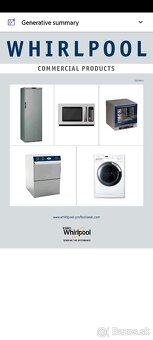 Whirlpool Profi umývačka skla/riadu - 15