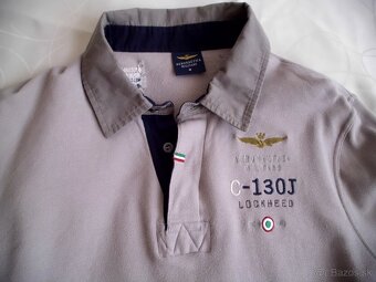 Aeronautica Militare pánske slim polo tričko M - 15