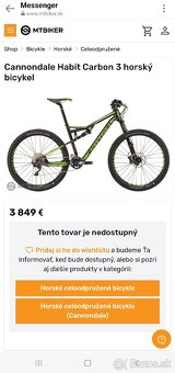 Cannondale Habit Carbon 3 XL 27,5 Deore XT - 15