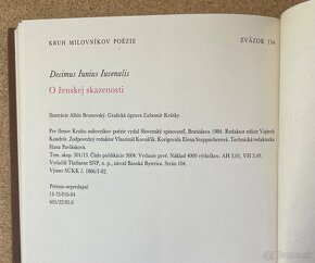 Kniha O ženskej skazenosti Iuvenalis Ilustr. Albín Brunovský - 15