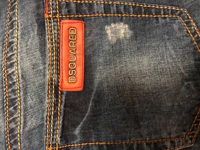 DSGUARED2 originál jeansove capri nohavice XL - 15