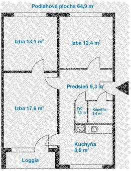 Predaj šikovný 3 izb. byt vo výbornej lokalite ul.Pri kríži - 15