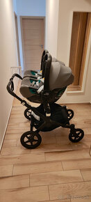 BUGABOO donkey 5 Black / Grey melange (twins) + autosedačky - 15