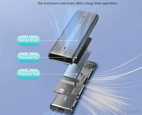 Externý box Phixero pre M.2 NVMe disky - 15