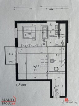 2-izbový byt s parkovaním Vajnory - 15