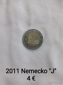 2 eurové mince, 1€, 0,50€ - 15