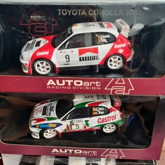 1:18 Lancer ,Subaru ,Peugeot 206 wrc Autoart - 15