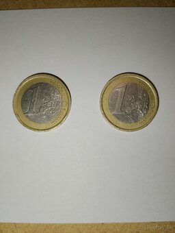 Predám vzácne 2€, 1€ mince - 15