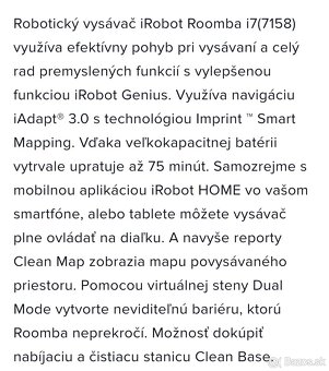 Robotický vysávač Roomba i7 - 15