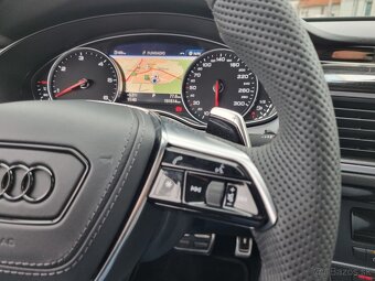 AUDI A6 C8 A8 SQ8 Q8 VOLANT kozeny zkoseny perforovana koža - 15