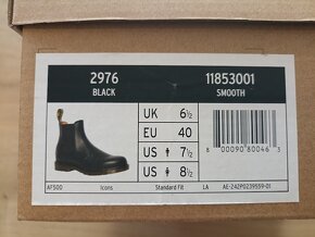 Nové  Dr. Martens 2976 Smooth Leather - viac veľkostí - 15