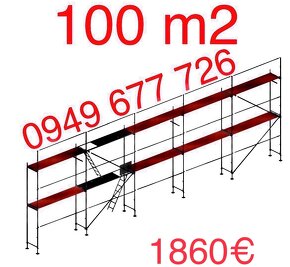 Predám lešenie stavebné lešenie kvalitne certifikované - 15