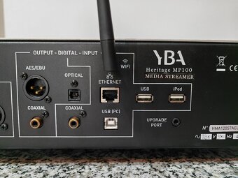 YBA Heritage MP100 D/A converte streamer s XLR - 15