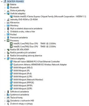 DELL 1545, Intel C2D T9400 @ 2,53GHz, 4GB DDR2, 512GB SSD - 15