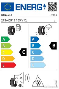 Predám zimné pneumatiky 245/45R19 275/40 R19 - 15