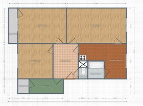 Znížená cena- 3,5-izbový byt s balkónom a loggiou vo VK - 15