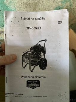 Profi vysokotlakový čistič Gaspper GP4000BD (275bar/4000PSI) - 15