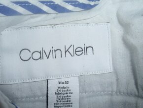 CALVIN KLEIN, PERFEKTNÉ PÁNSKE NOHAVICE, pás 43x2, dĺžka 108 - 15