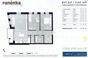 3 izbový apartmán s parkovacím miestom, Panónska, Petržalka - 15