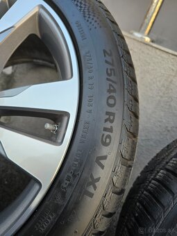 Zánovne zimne kolesa Mercedes S W222 dvojrozmer 5x112 r19 - 15