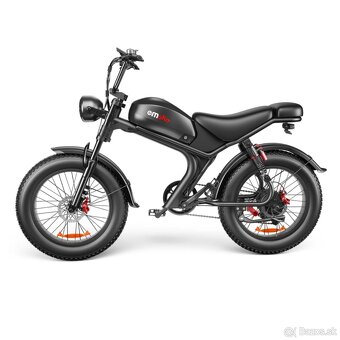 Štýlový fat ebike Emoko,20x4..0",1000W,20Ah 960Wh,50km/h,80 - 15