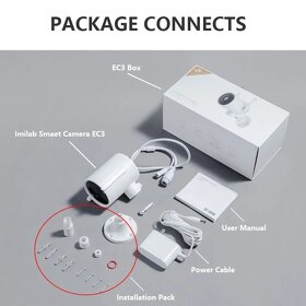 Otočná WiFi/LAN Kamera Xiaomi Imilab EC3 so Super 2K Obrazom - 15