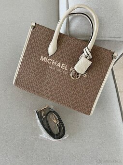 Michael Kors velká kabelka béžová - 15