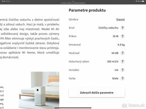 Rezervované - Xiaomi Mi Air Purifier 3H - 15