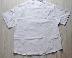 Biela a modrá letná polokošeľa, v. XL/2XL, v. 2XL/3XL - NOVÉ - 15