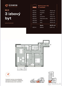 Priestranný 3-izbový byt na prenájom - moderné a komfortné b - 15