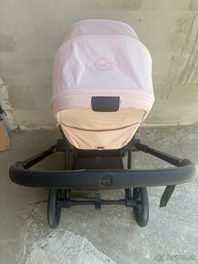 Športový kočík Cybex Priam Matt Black 2022, Peach Pink - 15