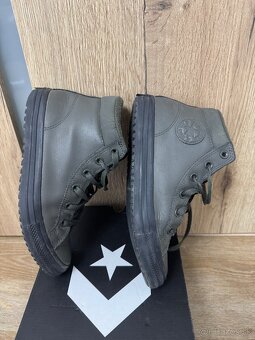 Kožené khaki Converse - 15