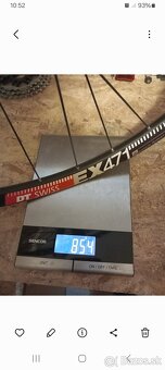 kolesa Dt Swiss EX471-854g ,Bontrager XXX carbon 899g hor. k - 15