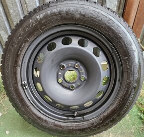 Originálna zimná sada VW - 5x112 r16 + DUNLOP 205/60 r16 - 15