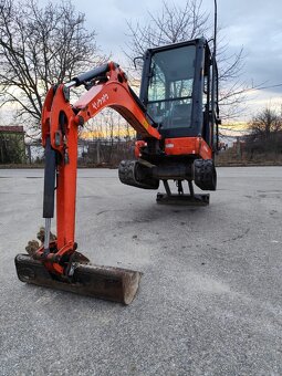 Minibager Kubota, rok 2017. Vaha 1600kg. Rozsirovaci. - 15