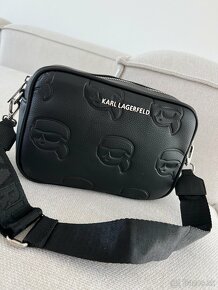 Crossbody kabelka Karl Lagerfeld čierna - 15