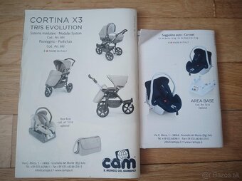 Predám kočík 3-kombinácia CORTINA X3 Tris Evolution - 15